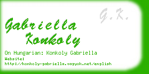 gabriella konkoly business card